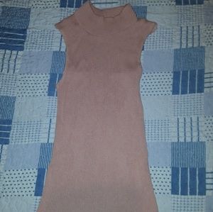 Boohoo Sleeveless Turtleneck Top